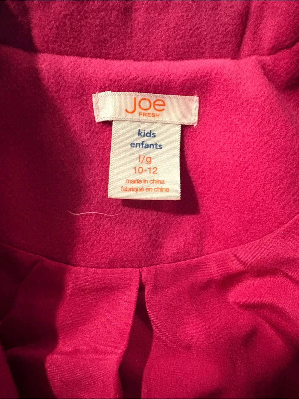 Joe Fresh front pleat kids